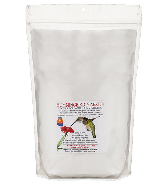 Hummingbird Nectar 5 pounds – Hummingbird Market of Tucson, Arizona